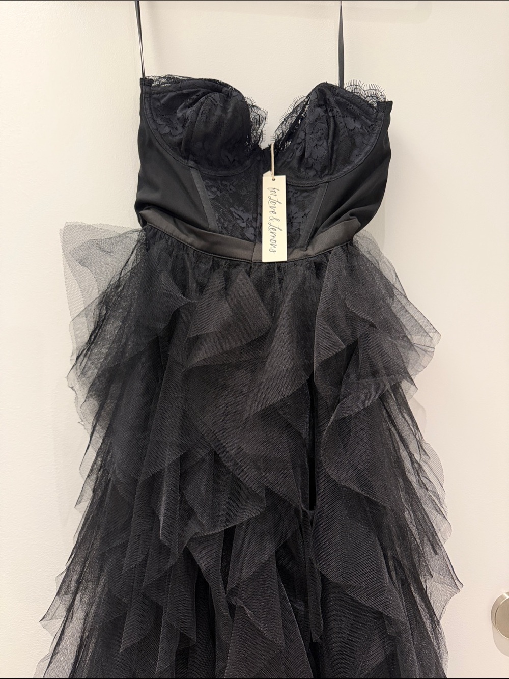 For Love & Lemons Bustier Gown